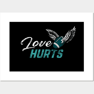 Love Hurts Eagle Design Posters and Art